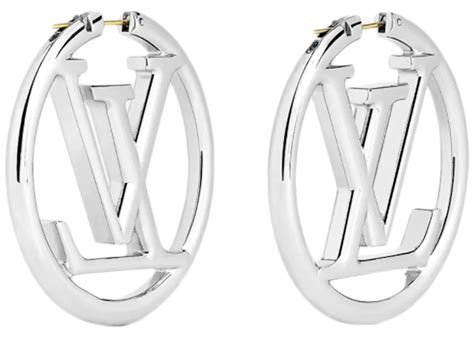 louis vuitton earrings v silver|louis vuitton earrings flannels.